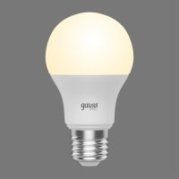 Лампа Gauss Basic A60 11,5W 1060lm 3000K E27 LED 1/10/50