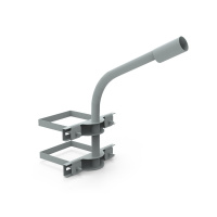 Кронштейн Gauss для уличных светильников на опору с 2 хомутами 625х460х680 D60мм 1/6