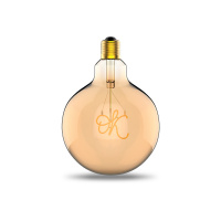 Лампа Gauss Filament G125 2,5W 200lm 2000К Е27 golden OK LED 1/20