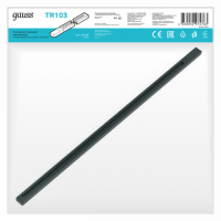 Шинопровод Gauss накладной 1м черный (с адаптером питания и заглушкой) 1/20