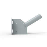 Кронштейн Gauss для уличных светильников с переменным углом 300х150х120 D48мм 1/10