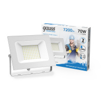 Прожектор Gauss Elementary 70W 7200lm 6500K 175-265V IP65 белый LED 1/10 Прожектор Gauss Elementary 70W 7200lm 6500K 175-265V IP65 белый LED 1/10