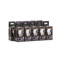 Лампа Gauss Filament А60 10W 820lm 2700К Е27 milky диммируемая LED 1/10/40
