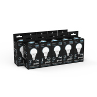 Лампа Gauss A60 AC12-36V 13W 1150lm 4100K E27 LED 1/10/100